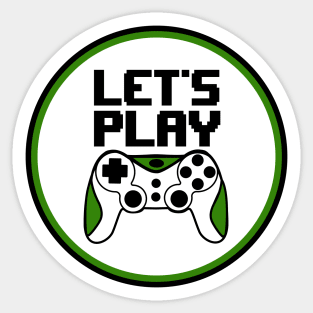 Let's Play Sticker